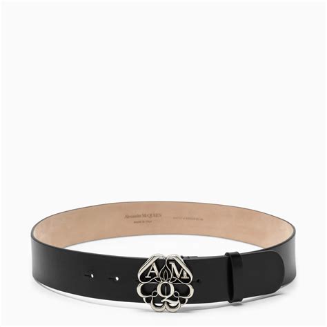 navy mcqueen belts|Women's Alexander McQueen Belts .